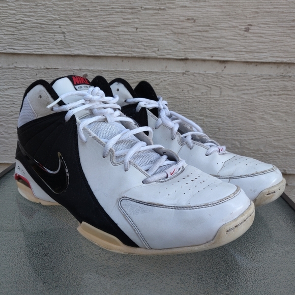 NIKE AIR VISI PRO  BASKETBALL BLACK / WHITE / RED main image 4